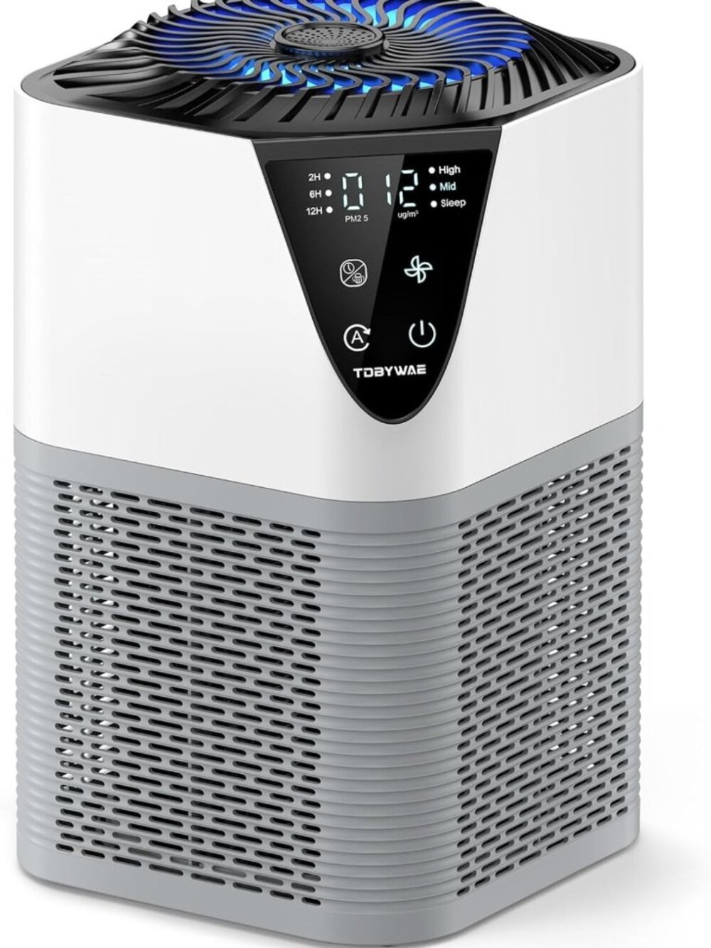 Quiet HEPA Air Purifier for Home, 25dB, Fragrance Diffuser, Allergy Relief